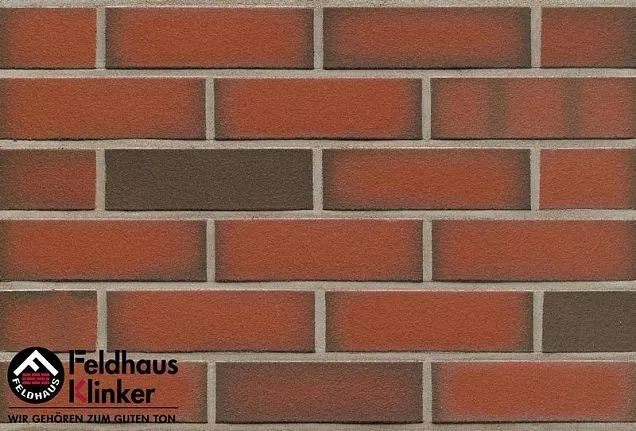 Клинкерная плитка R303NF9  "ardor liso", красная пестрая, обожженная, гладкая 240х9х71 мм - Тёплая Керамика - Изображение 2