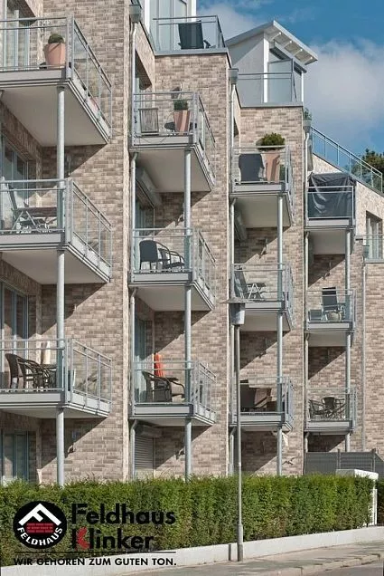 Клинкерный кирпич Feldhaus Klinker K682WDF  "sintra argo blanco " 215х102х65 мм - Тёплая Керамика - Изображение 5