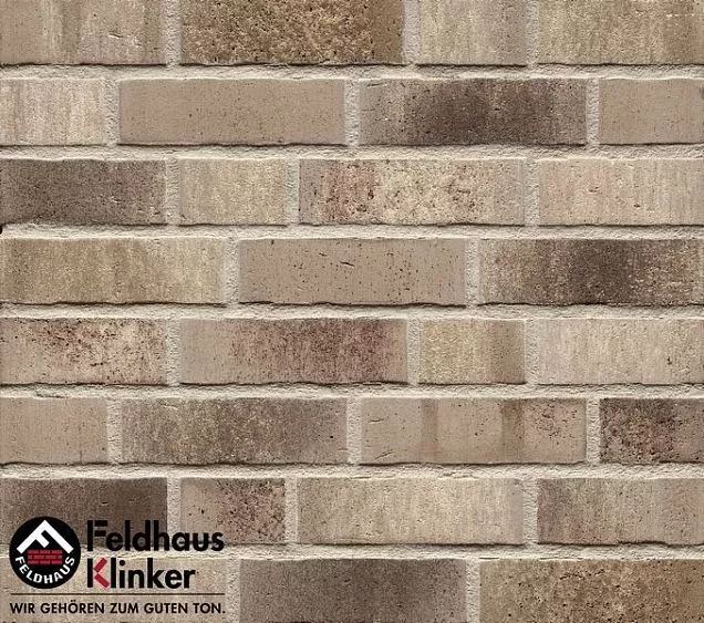 Клинкерный кирпич Feldhaus Klinker K773DF "vascu argo antrablanca" 240х115х52 мм - Тёплая Керамика - Изображение 3