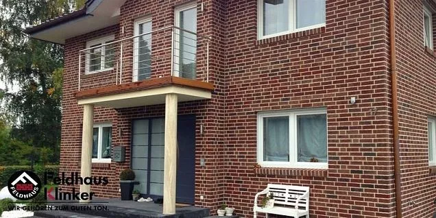 Клинкерный кирпич Feldhaus Klinker K663WDF  sintra cerasi nelino 215х102х65 мм - Тёплая Керамика - Изображение 5