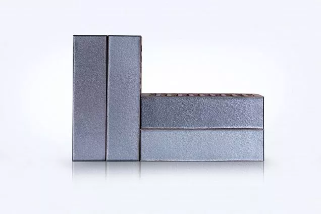 Кирпич керамический облицовочный КРАСНАЯ ГВАРДИЯ Metallic PREMIUM 0,7НФ - Тёплая Керамика - Изображение
