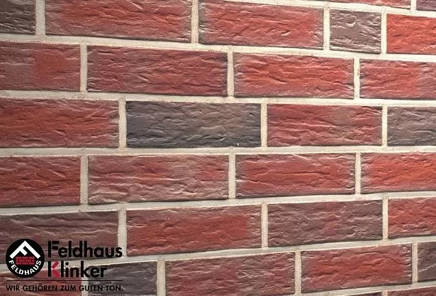 Клинкерный кирпич Feldhaus Klinker K396NF* "lava maron senso" 240х115х71 мм - Тёплая Керамика - Изображение 3