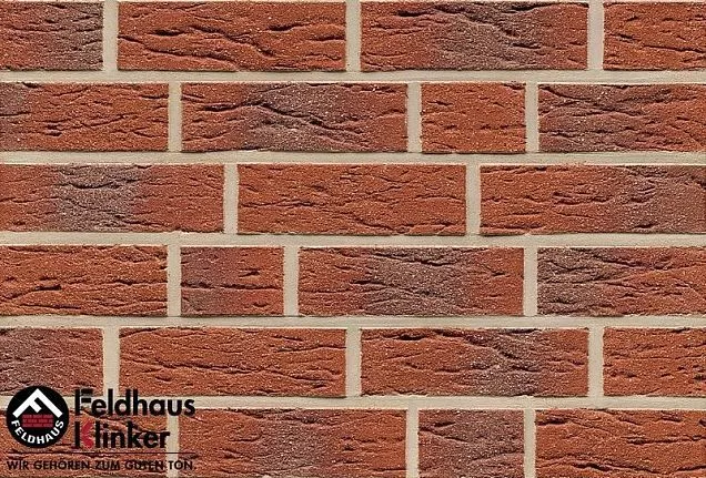 Клинкерный кирпич Feldhaus Klinker K345NF "carmesi aczent mana" 240х115х71 мм - Тёплая Керамика - Изображение 1