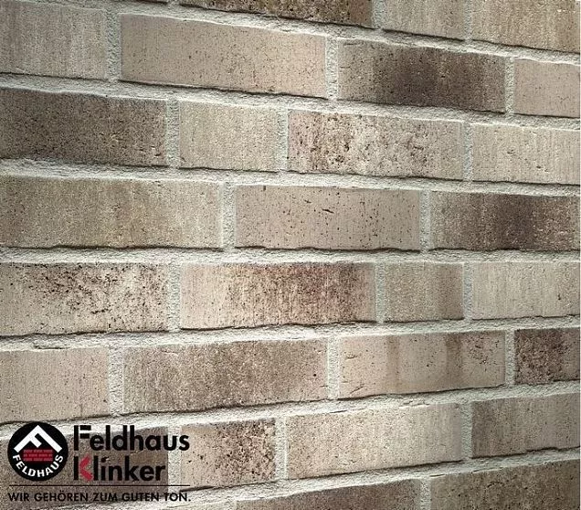 Клинкерный кирпич Feldhaus Klinker K773DF "vascu argo antrablanca" 240х115х52 мм - Тёплая Керамика - Изображение 1