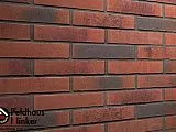 Клинкерная фасадная плитка R754DF14 vascu carmesi carbo 240х14х52 мм - Тёплая Керамика - Изображение 3