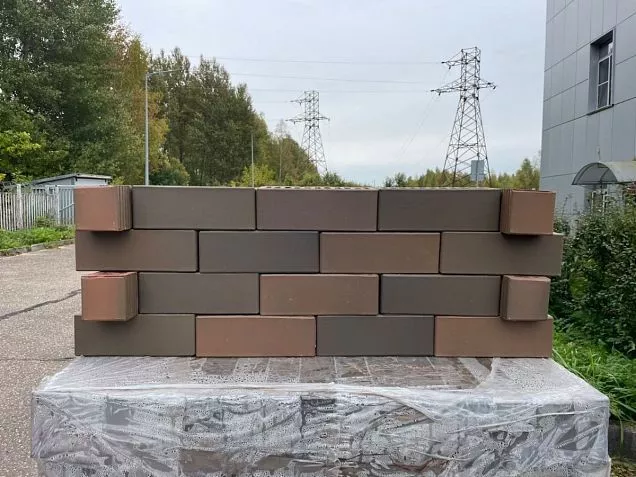 Кирпич керамический облицовочный VOLGABRICK Флеш 0,96НФ, 250х85х88 мм - Тёплая Керамика - Изображение