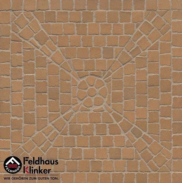 Брусчатка мозаика Feldhaus Klinker M203DF areno trigo 240x118x52 мм - Тёплая Керамика - Изображение 1