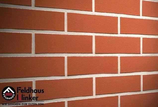 Клинкерный кирпич Feldhaus Klinker K400NF "carmesi liso" 240х115х71 мм - Тёплая Керамика - Изображение 1
