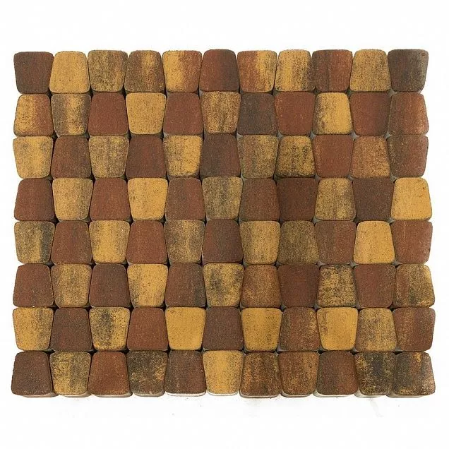 Бетонная брусчатка Классико круговая, Color Mix "Мальва", h=60 мм - Тёплая Керамика - Изображение 8